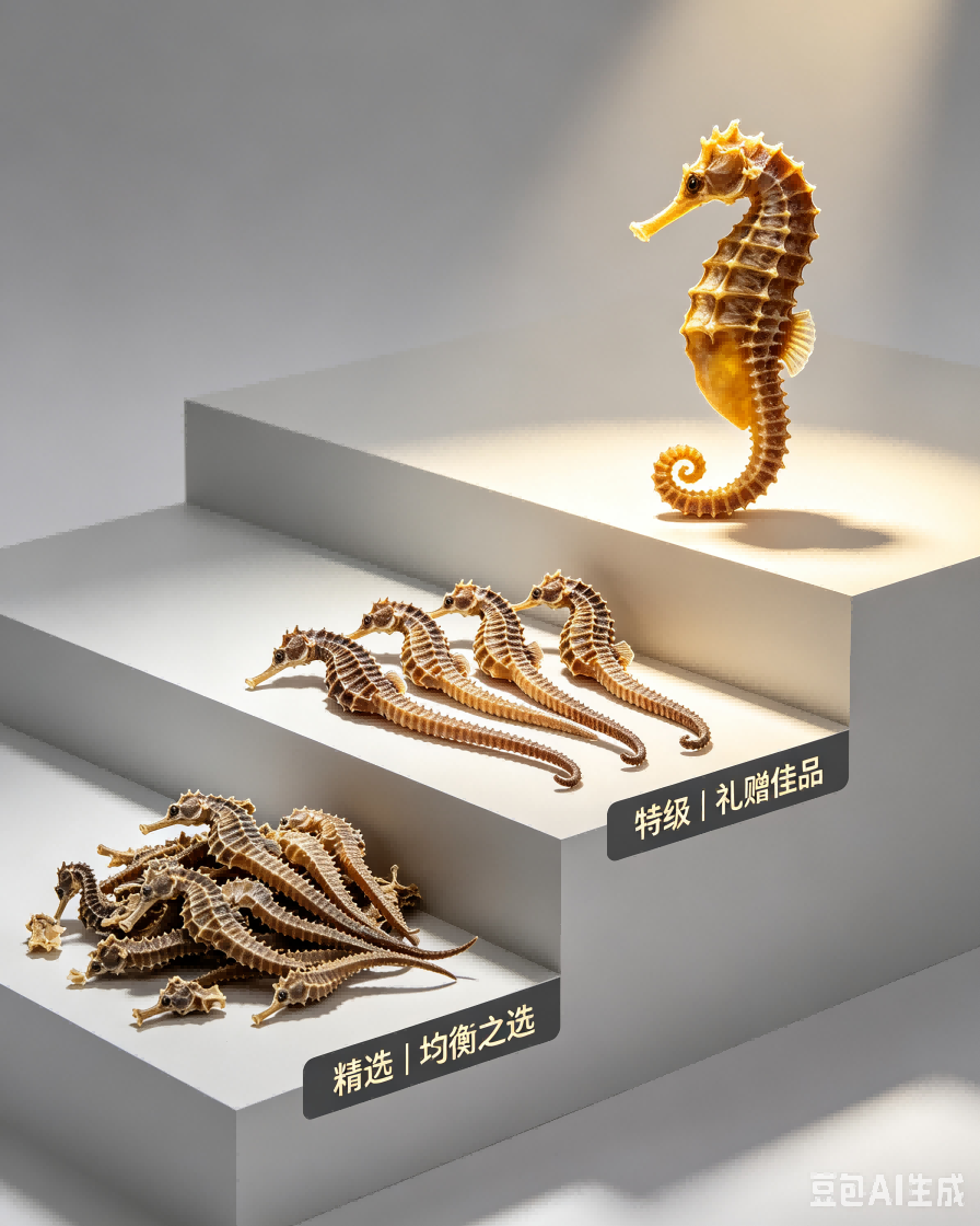 海马干品等级划分标准：统货/精选/特级，价差在哪？一文读懂